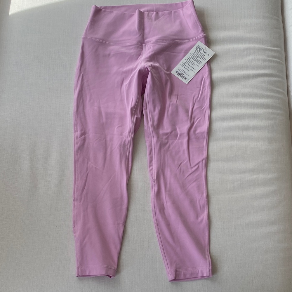 NWT lululemon x Barry’s Align HR pant 25” size 10 | vitapink | pink double lined - Picture 2 of 11
